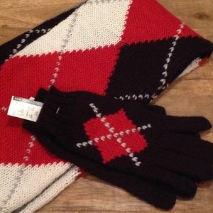 NY Co Scarf and Glove Set